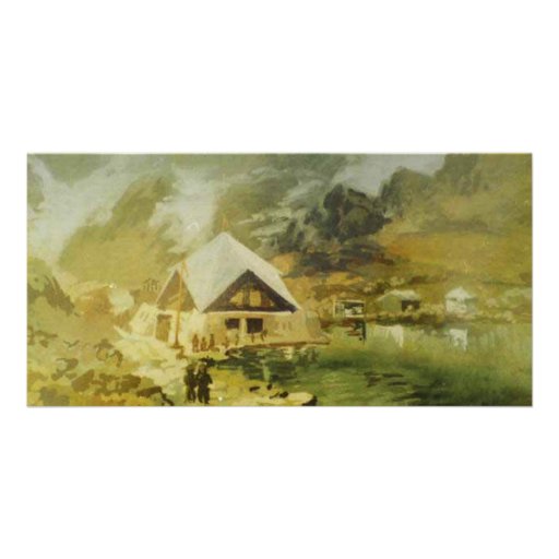 Gurudwara Hemkunt Sahib par Shekhar Joshi Photocarte Personnalisée
