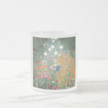 Gustav Klimt Blumengarten Tasse À Café