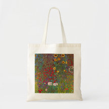 Gustav Klimt Farm Garden met de Zak van het Bolsa  Tassen