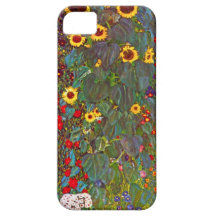 Gustav Klimt Garden met iPhone 5 van Zonnebloemen  Case-Mate iPhone 5 Hoesje