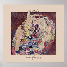 Gustav Klimt la copie 1912-1913 d'affiche de jeune