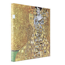 Gustav Klimt - Portret van Adele Bloch-Bauer Stretched Canvas Afdrukken