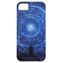 Gustave Dore het Witte Roze (blauwe) iPhonegeval iPhone 5 Case