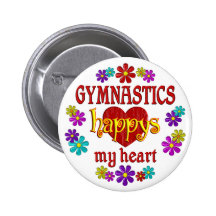 Gymnastique heureuse pin's