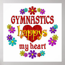 Gymnastique heureuse poster