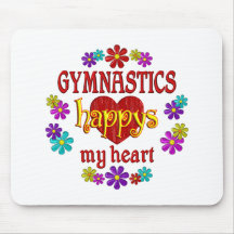 Gymnastique heureuse tapis de souris
