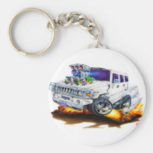 H2 WhiteTruck de Hummer Porte-clés