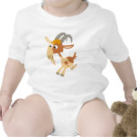 Habillement courant de bébé de chèvre de bande des t-shirts
