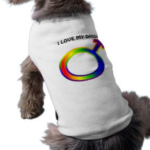 HABILLEMENT D'ANIMAL FAMILIER DE GAY PRIDE T-SHIRT POUR ANIMAL DOMESTIQUE