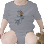 Habillement frais mignon de bébé de chèvre de band t-shirts