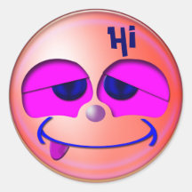 Hallo Ronde Stickers