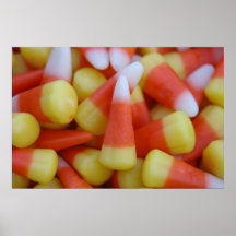 ~ Halloween d'affiche de bonbons au maïs