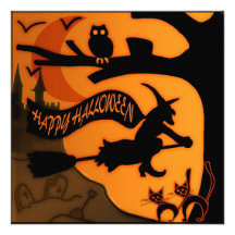 Halloween heureux invitations personnalisées