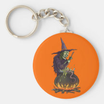 Halloween Hexe witch Schlüsselanhänger