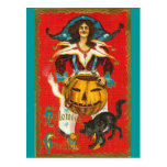 Halloween vintage carte postale