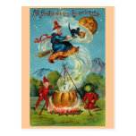 Halloween vintage carte postale