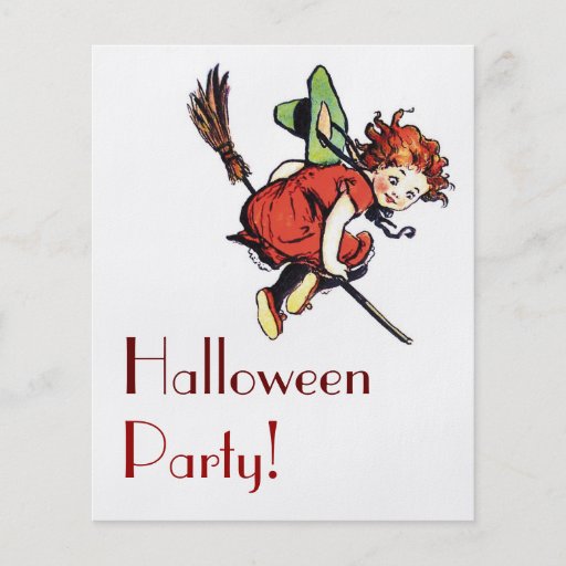 Halloween vintage prospectus en couleur