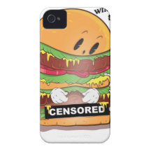 Hamburger curieux coque Case-Mate iPhone 4
