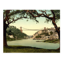 Hangbrug I, Bristol, Engeland van Clifton Wens Kaarten