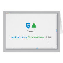 Hanoukka/carte de Noël LOL