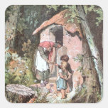 Hansel et Gretel et la sorcière à la porte Adhésif