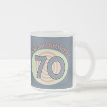 Happy Birthday 70 Koffie Mok