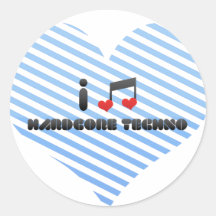 Hardcore ventilator Techno Ronde Sticker
