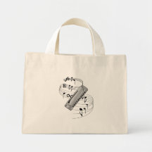 Harmonika Canvas Tas