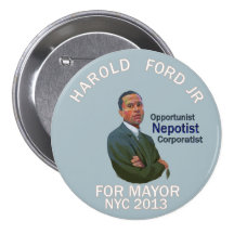 Harold Ford, Jr. pour le maire 2013 de NYC Badges