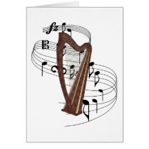Harp Wenskaart