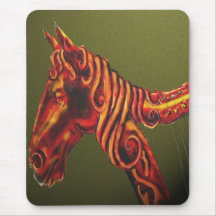 harpe cheval tapis de souris