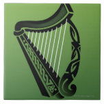Harpe irlandaise carreau en céramique