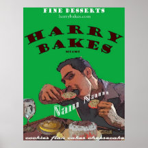 Harry fait l'affiche cuire au four