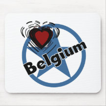Hart België Muis Matten
