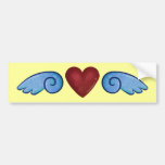 Hart met Vleugels Bumpersticker