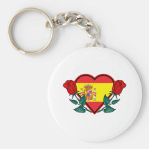 Hart Spanje Sleutelhanger