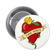 hart tattoo button