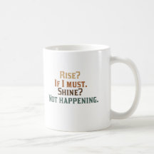 Hausse et éclat drôles ? tasse