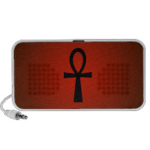 Haut-parleur portatif de griffonnage d'Ankh (rouge