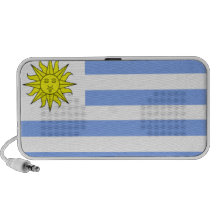 Haut-parleurs de drapeau de l'Uruguay