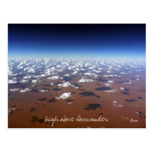 haute au-dessus de Downunder Carte Postale