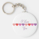 Heartline frappé porte-clefs