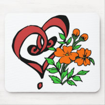 Heartsy Fartsy Tapis De Souris