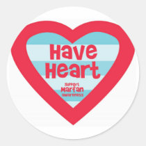 Heb de Voorlichting van Marfan van het Hart stickers