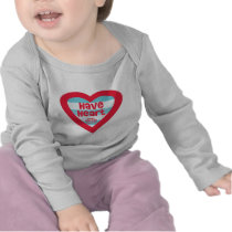 Heb de Voorlichting van Marfan van het Hart t-shirts
