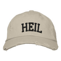 Heil a brodé le chapeau