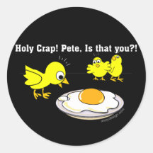 Heilige Crap! Pete, is dat u? Ronde Sticker