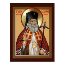 Heilige Luke de Kaart van het Gebed van de Chirurg Wens Kaarten