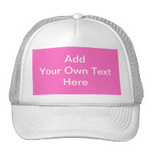 Helder Roze met de Witte Teksten van de Douane Trucker Pet