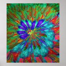 heldere bloem print